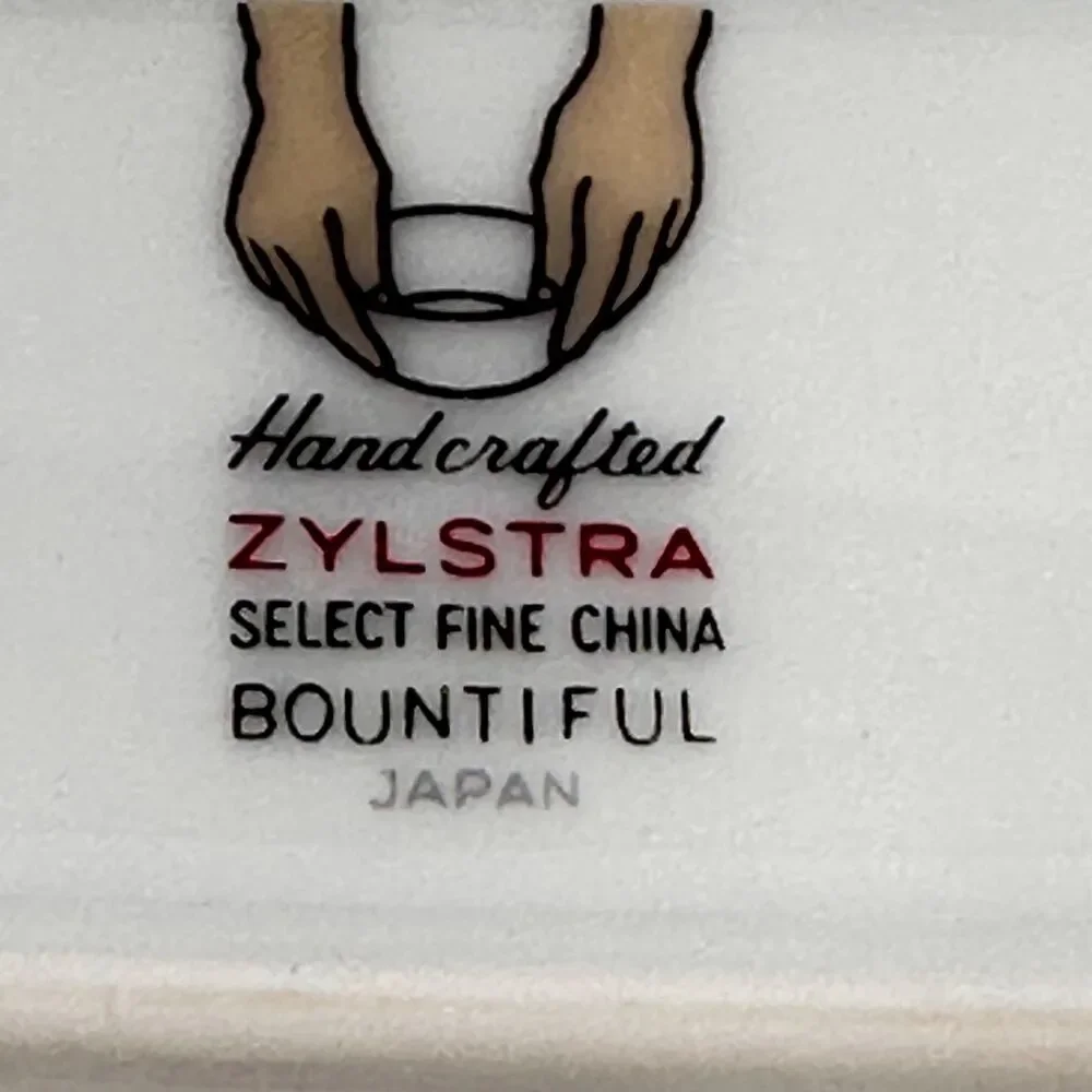 Vintage Zylstra Bountiful Covered Butter Dish Japan Fine China Platinum Wheat